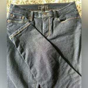 Banana Republic Slim Straight Dark Indigo Jeans